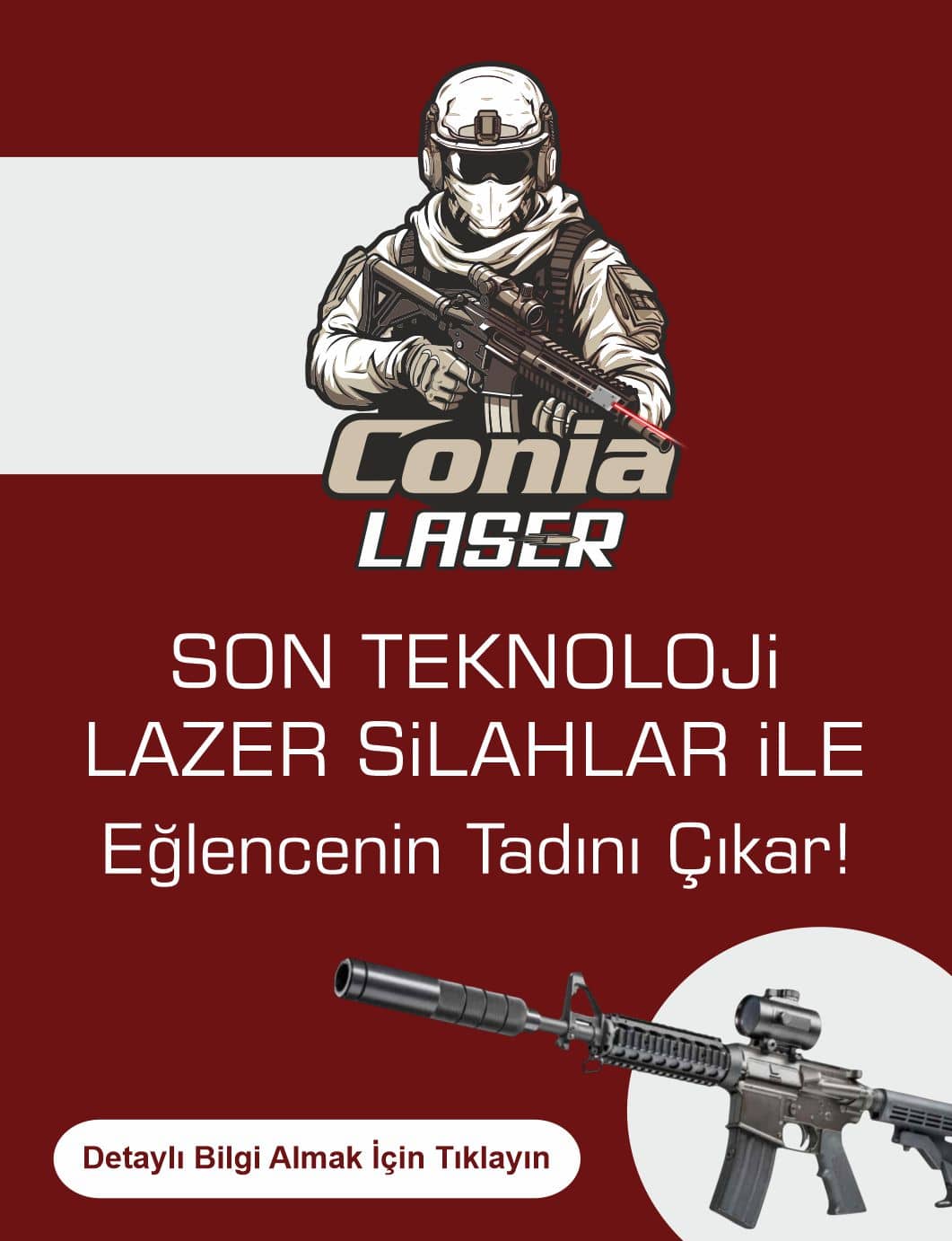 Conia Game Center Lazer Silahlar